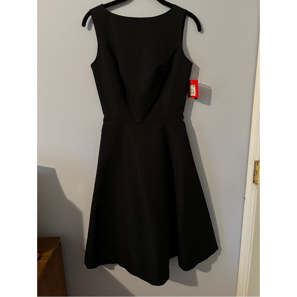 Isaac Mizrahi Black Sleeveless Fit-and-Flare Dress